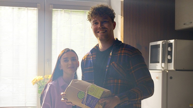 Couple in kitchen